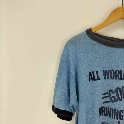 スポーツウエア Sportswear 70~80s プリントリンガーTシャツ メンズ import:XL