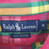 ラルフローレン RALPH LAUREN 90s ポニー刺繍 マドラスチェックボタンダウンシャツ メンズ import:M