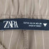 ザラ ZARA PINSTRIPE TROUSERS WITH BOXER DETAIL レディース JPN:M
