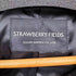 ストロベリーフィールズ STRAWBERRY-FIELDS ウール混 クロップドノーカラージャケット フォックスファー レディース FREE