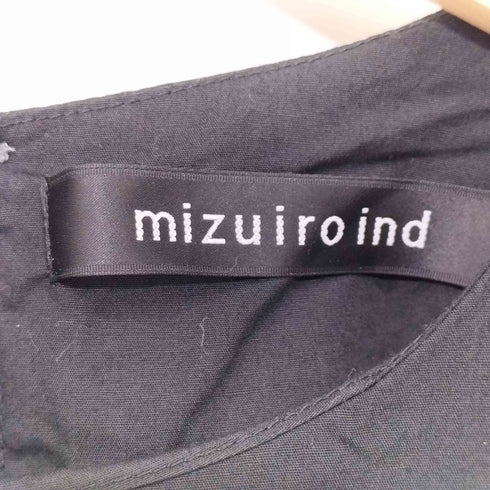 ミズイロインド mizuiro ind コットン N/Sワンピース レディース