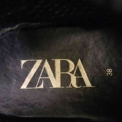 ザラ ZARA ソックススタイルハイカットスニーカー レディース EUR:38