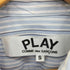 プレイコムデギャルソン PLAY COMME des GARCONS BLACK HEART L/S STRIPE SHIRT メンズ JPN:S