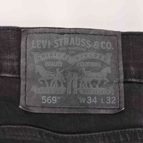 リーバイス Levis 569-0125 ルーズ ストレート フィット ストレッチ ジーンズ メンズ W34/L32