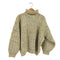 CAPTAIN SEBRA 英国製 ネップ タートルネック アランニット メンズ import:XL