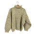 CAPTAIN SEBRA 英国製 ネップ タートルネック アランニット メンズ import:XL