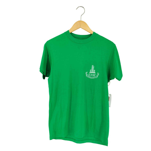 ヘインズ Hanes USA製 シングルステッチ CMCプリント クルーネックTシャツ レディース import:M