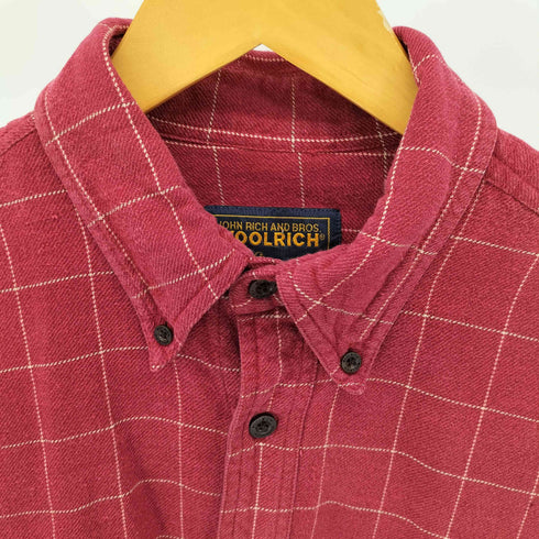 ウールリッチ WOOLRICH チェック柄 ボタンダウン ネルシャツ メンズ import:L