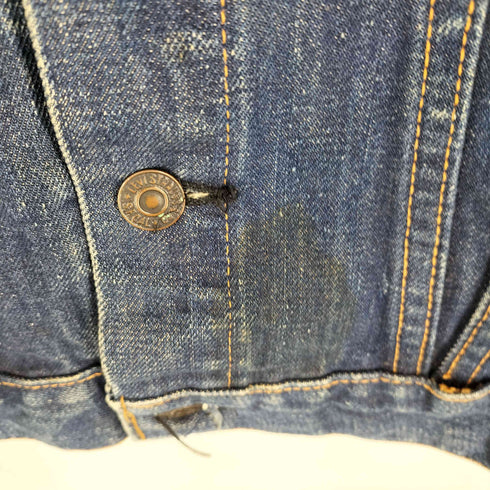 リーバイス Levis 70-80S USA製 デニムトラッカージャケット 70805-0217 BIGE ボタン裏525 濃紺 レディース 16