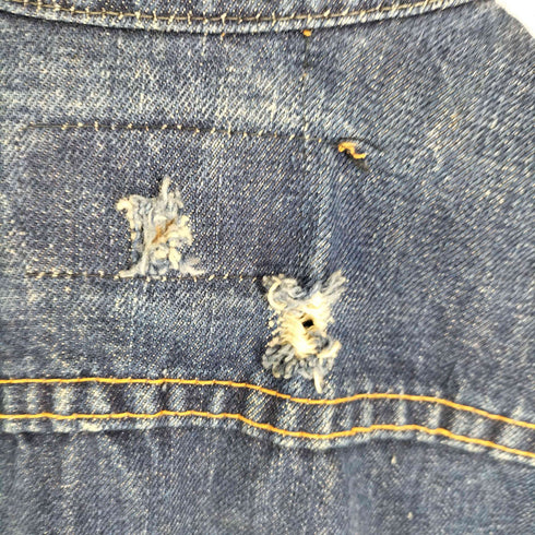 リーバイス Levis 70-80S USA製 デニムトラッカージャケット 70805-0217 BIGE ボタン裏525 濃紺 レディース 16