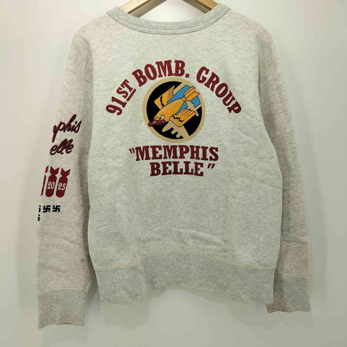 バズリクソンズ BUZZ RICKSONS MEMPHIS BELLE バックプリント スウェット メンズ JPN:M