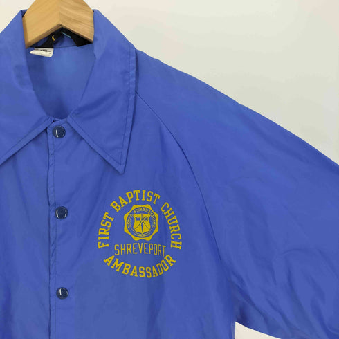 チャンピオン Champion 70S ランダグ FIRST BAPTIST CHURCH ナイロン コーチジャケット メンズ import:M