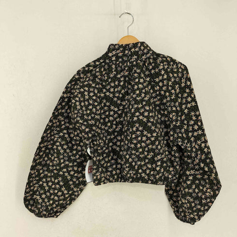 ザラ ZARA フラワーパターン クロップド ブラウス レディース import:S