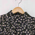 ザラ ZARA フラワーパターン クロップド ブラウス レディース import:S