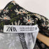 ザラ ZARA フラワーパターン クロップド ブラウス レディース import:S