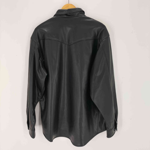 ラングラー Wrangler SHIRTS JACKET フェイクレザー メンズ JPN:M