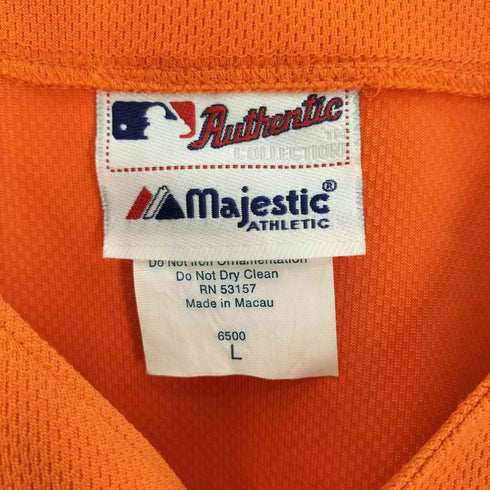 マジェスティック MAJESTIC 00S MLB ベースボール ロゴ プリント ゲームシャツ ユニフォーム メンズ import:L