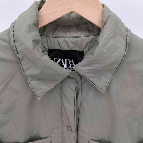 ザラ ZARA 撥水加工 オーバーシャツ レディース import:XS