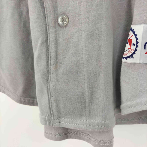 マジェスティック MAJESTIC 90S USA製 SANDIEGO プリント コットン ポリ ベースボール ゲームシャツ ユニフォーム メンズ import:M