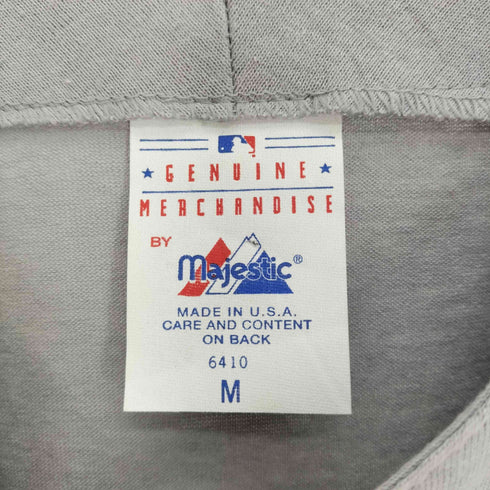 マジェスティック MAJESTIC 90S USA製 SANDIEGO プリント コットン ポリ ベースボール ゲームシャツ ユニフォーム メンズ import:M