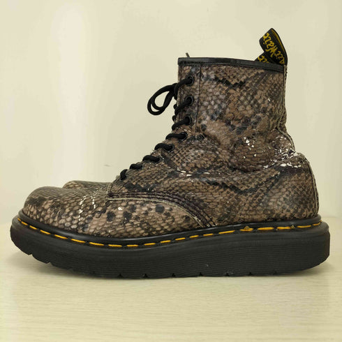 ドクターマーチン Dr.Martens 英国製 8ホールパイソン柄レースアップブーツ メンズ 7
