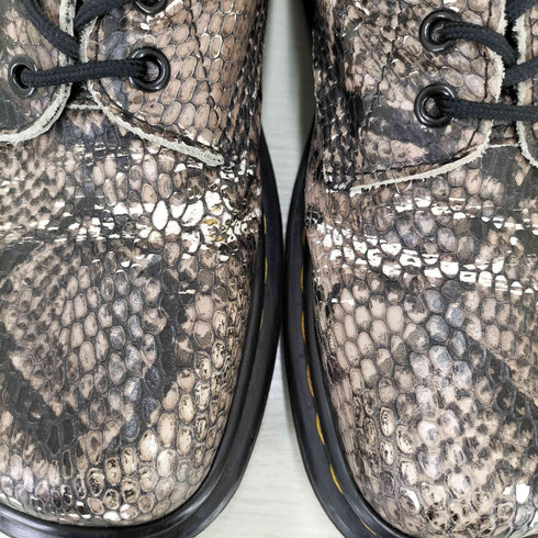 ドクターマーチン Dr.Martens 英国製 8ホールパイソン柄レースアップブーツ メンズ 7