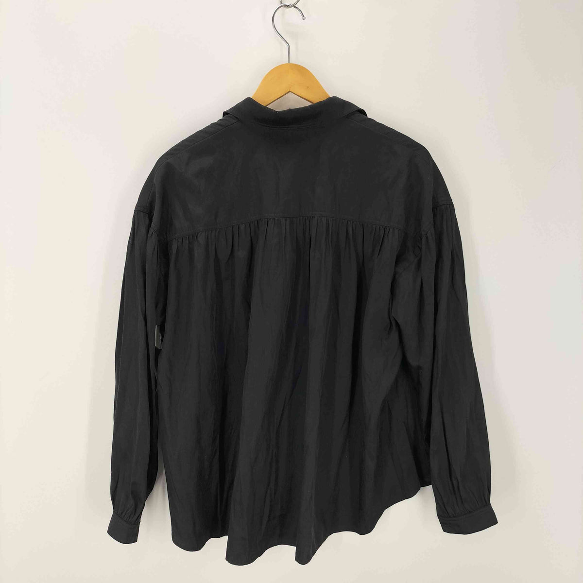 ロンハーマンRon Herman スキッパーリボンギャザーシャツXS