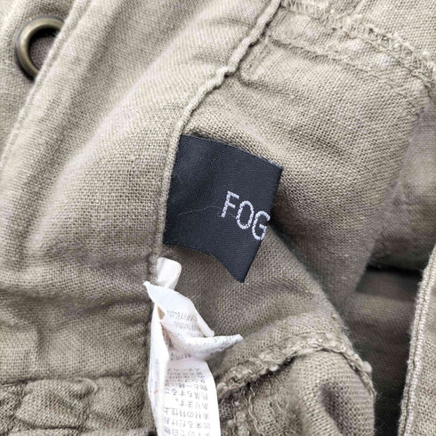 FOGGIA ベイカーポケット ベンチレーションホール リネン レーヨン フレアパンツ Y2K メンズ 65-70