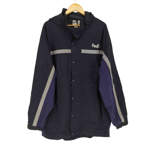 企業ロゴ リフレクター マウンテンジャケット メンズ 3XL