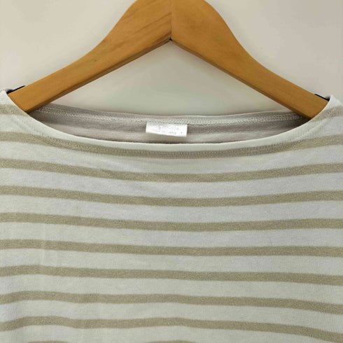 オーチバル ORCIVAL フランス製 マルチカラー Uネックバスクシャツ メンズ