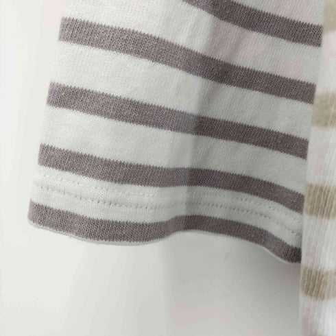 オーチバル ORCIVAL フランス製 マルチカラー Uネックバスクシャツ メンズ