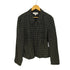 LUCIANO TEMPESTA MADE IN USA 格子チェックレーヨンシャツジャケット 両フラップポケット レディース 14
