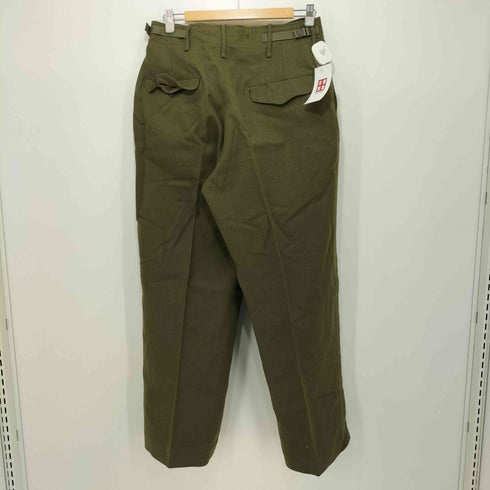 ユーエスアーミー U.S. ARMY 50S TROUSERS FIELD WOOL SERGE OLIVE GREEN-108 ウールパンツ メンズ REGULAR-SMALL