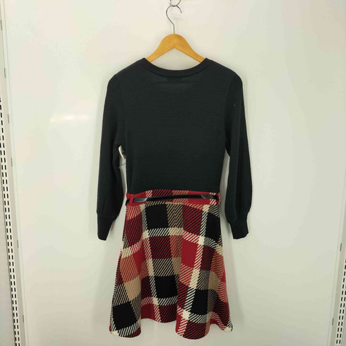 ブルーレーベルクレストブリッジ BLUE LABEL CRESTBRIDGE 切替ニットワンピース レディース JPN:38