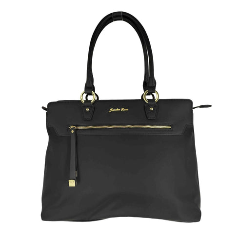 ジュエルナローズ Jewelna Rose ナイロン切り替えハンドバッグ レディース