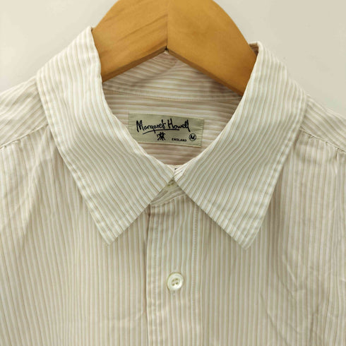 マーガレットハウエル MARGARET HOWELL OLD ストライプ長袖シャツ メンズ M
