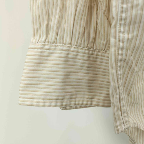 マーガレットハウエル MARGARET HOWELL OLD ストライプ長袖シャツ メンズ M