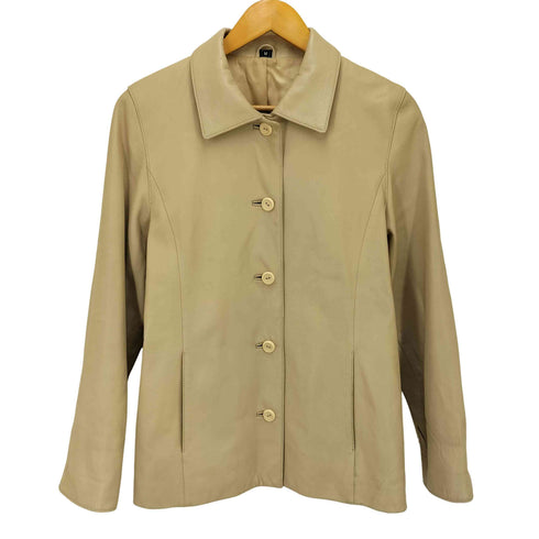 ラムレザーハーフコート レディース JPN:M