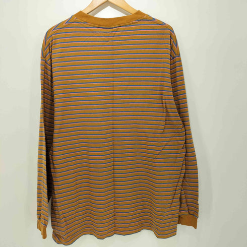 カルネボレンテ Carne Bollente LONGER DICKFACE TEE ボーダー ロングスリーブTシャツ レディース import:XL