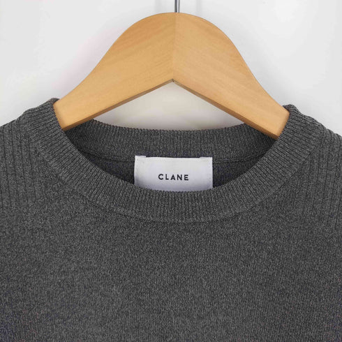 クラネ CLANE BASIC COMPACT KNIT TOPS ベーシックコンパクトニット レディース JPN:1