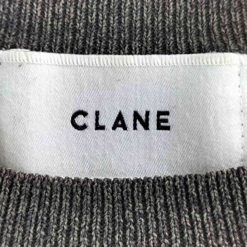 クラネ CLANE BASIC COMPACT KNIT TOPS ベーシックコンパクトニット レディース JPN:1