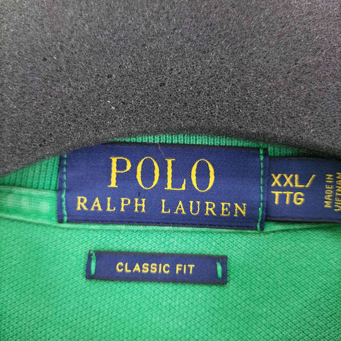 ポロラルフローレン POLO RALPH LAUREN CLASSIC FIT ポニー刺繍 半袖ポロシャツ メンズ XXL