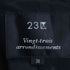 ニジュウサンク 23区 Vingt trois arrondissents フロントフック ウール ジャケット レディース JPN:38