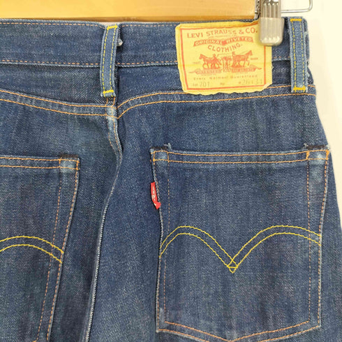 リーバイスヴィンテージクロージング Levis Vintage Clothing 701 1950年モデル 復刻 BIG E 42TALON 赤耳 ジップフライ デニムパンツ モンローデニム レディース W26 L34