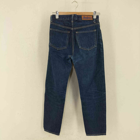 スライジーンズ SLY JEANS MADE IN JAPAN セルビッチ ボタンフライ インディゴテーパードデニムパンツ レディース 25