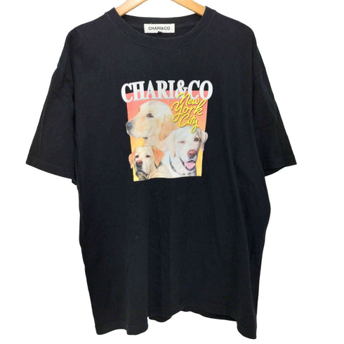チャリアンドコー chari&co 別注 THANKS GIVING DOG SHOW Tシャツ メンズ JPN:L