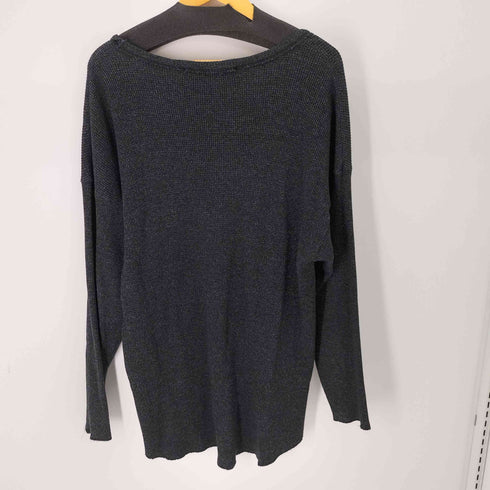 ノーアイディー NO ID. カットオフ加工ワッフルロングトップス メンズ ONE SIZE