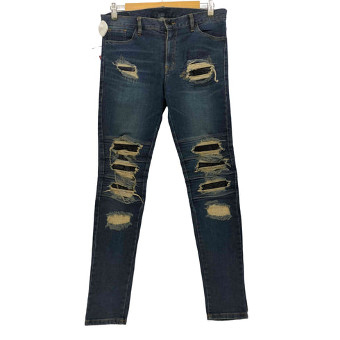 ダンケシェーン Danke Schon ダメージ加工スキニーデニムパンツ メンズ JPN:L