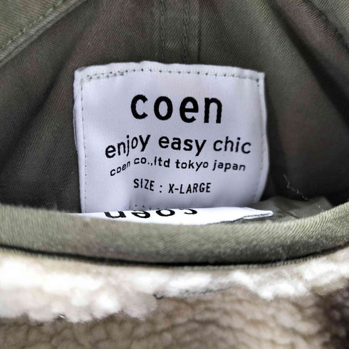 コーエン coen ボアライナー モッズコート メンズ JPN:XL