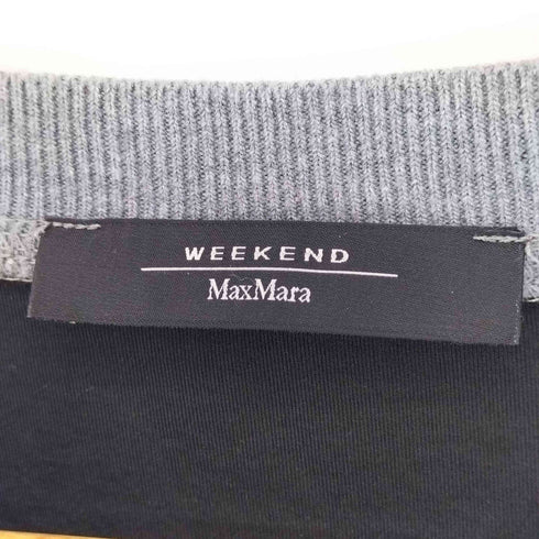マックスマーラウィークエンド MAX MARA WEEKEND サイドジップ ブランクスウェット 無地 レディース import:M